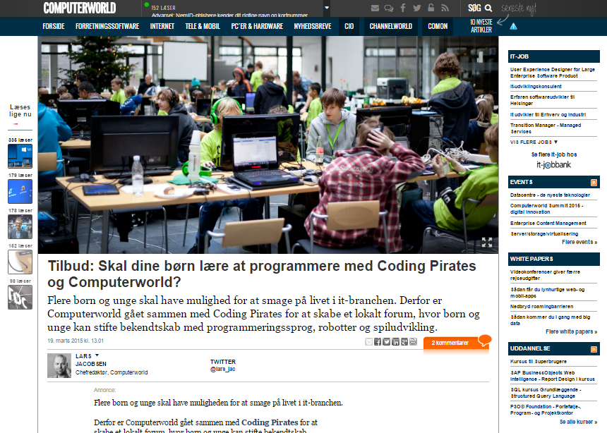 Computerworld og Coding Pirates