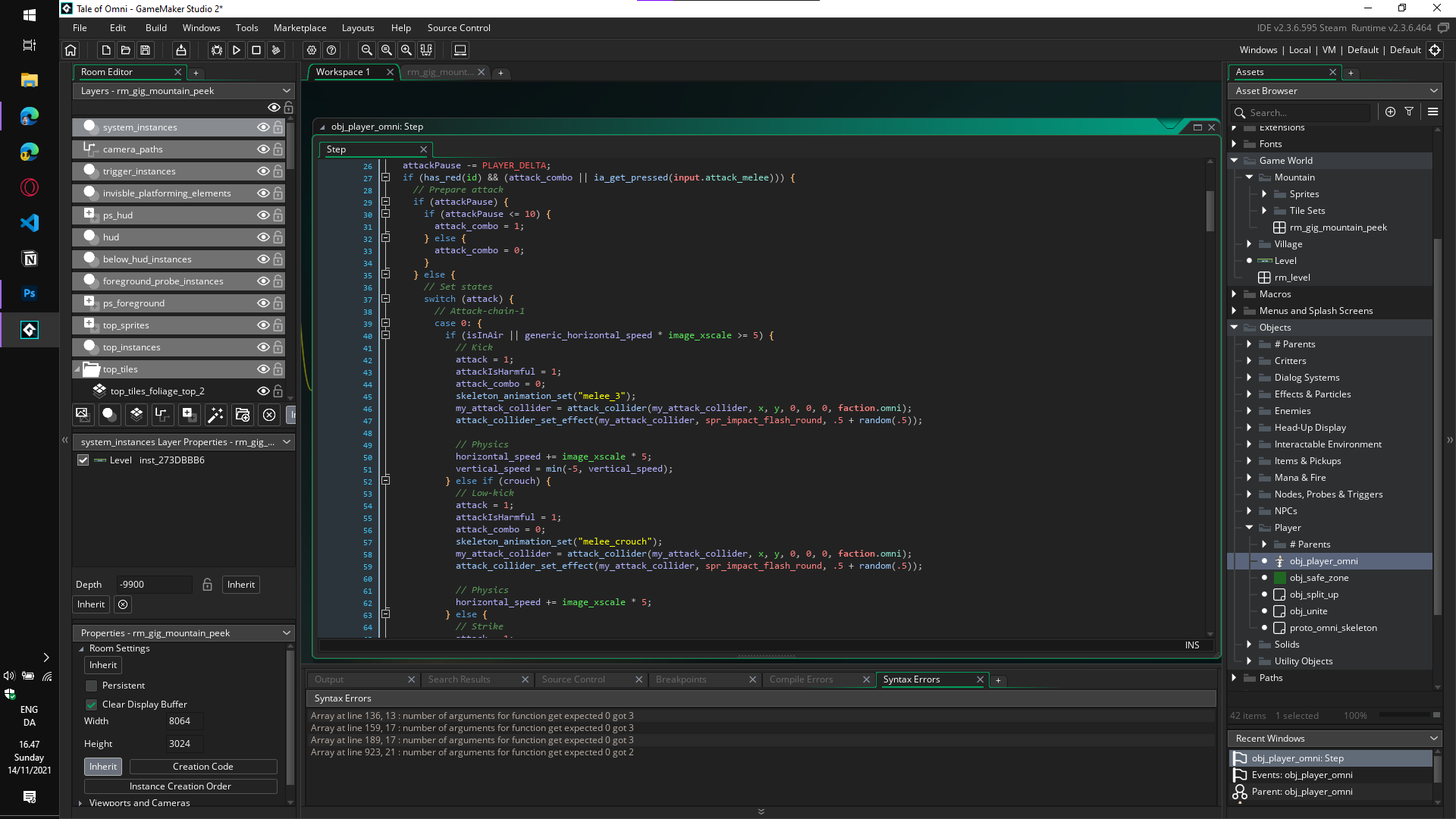 GameMaker Studio 2 - et personligt projekt