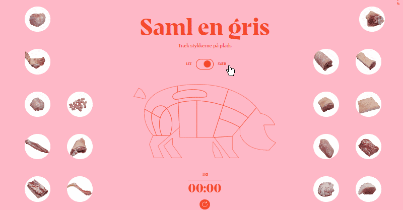 Saml en gris lavet til Danish Crown